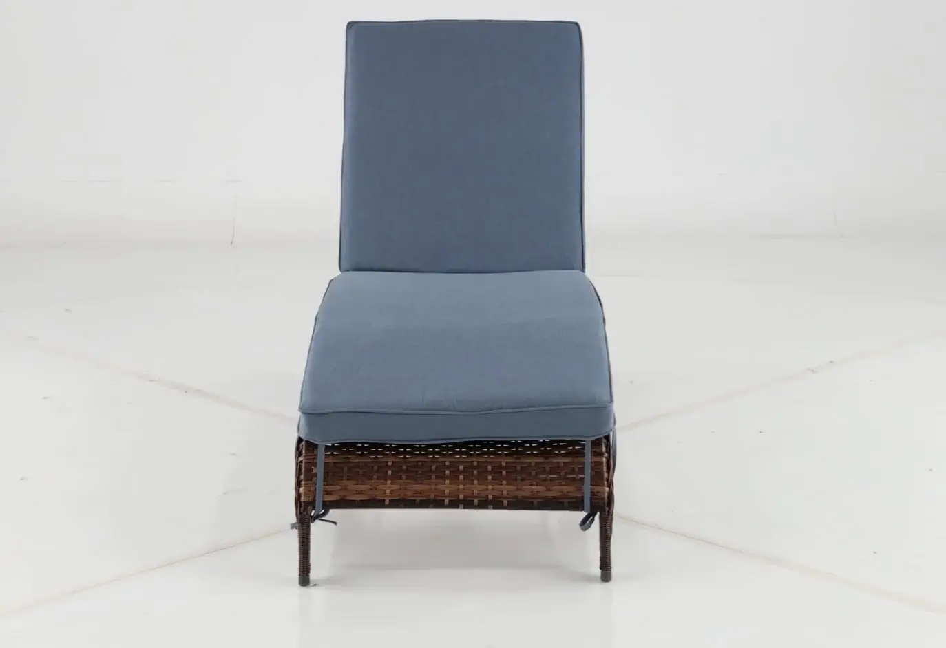 Appia Light Blue Patio Chaise Lounge-7