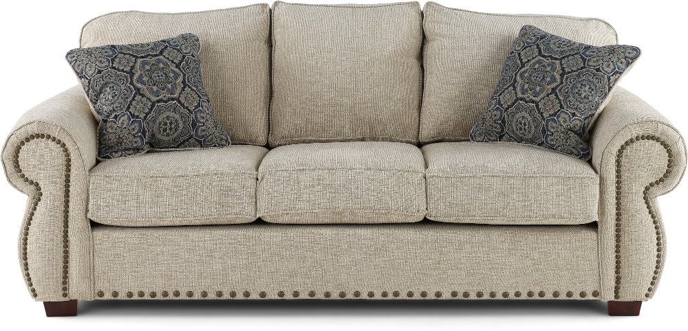Southport Canvas Tan Sofa