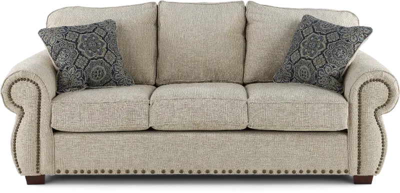 Southport Canvas Tan Sofa