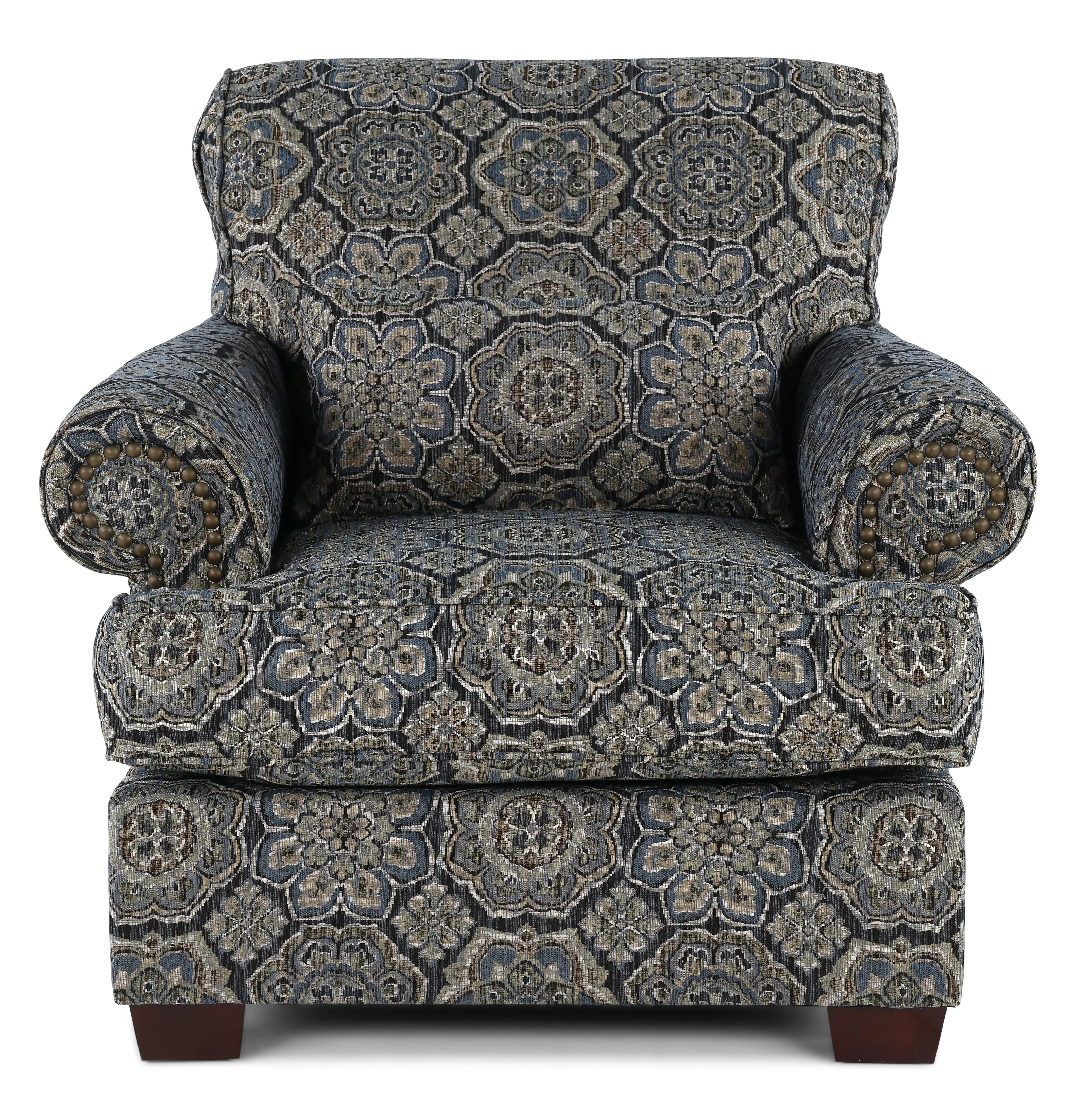BRKCHA/KINBLU Southport Blue Accent Chair-1
