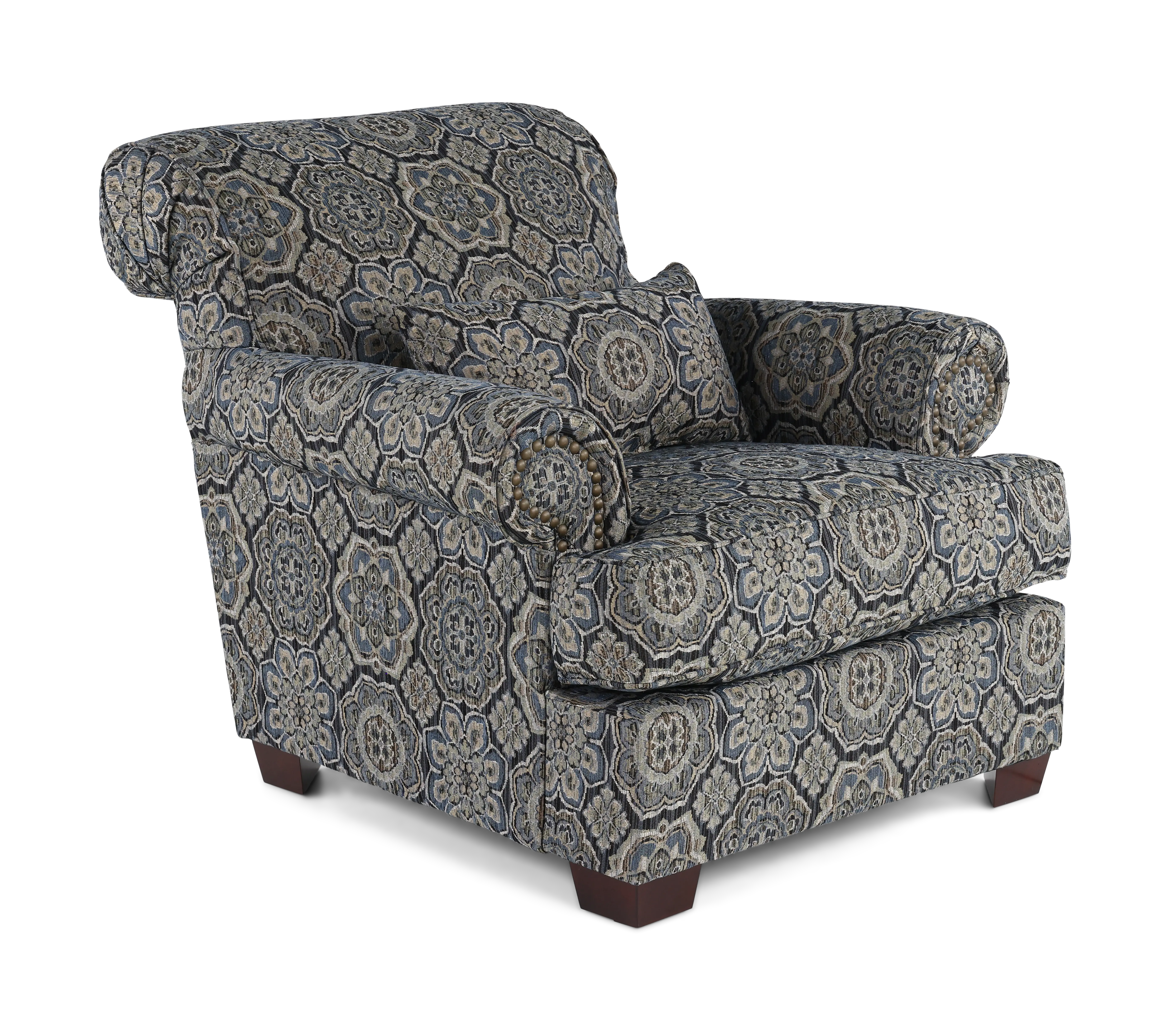 BRKCHA/KINBLU Southport Blue Accent Chair-3
