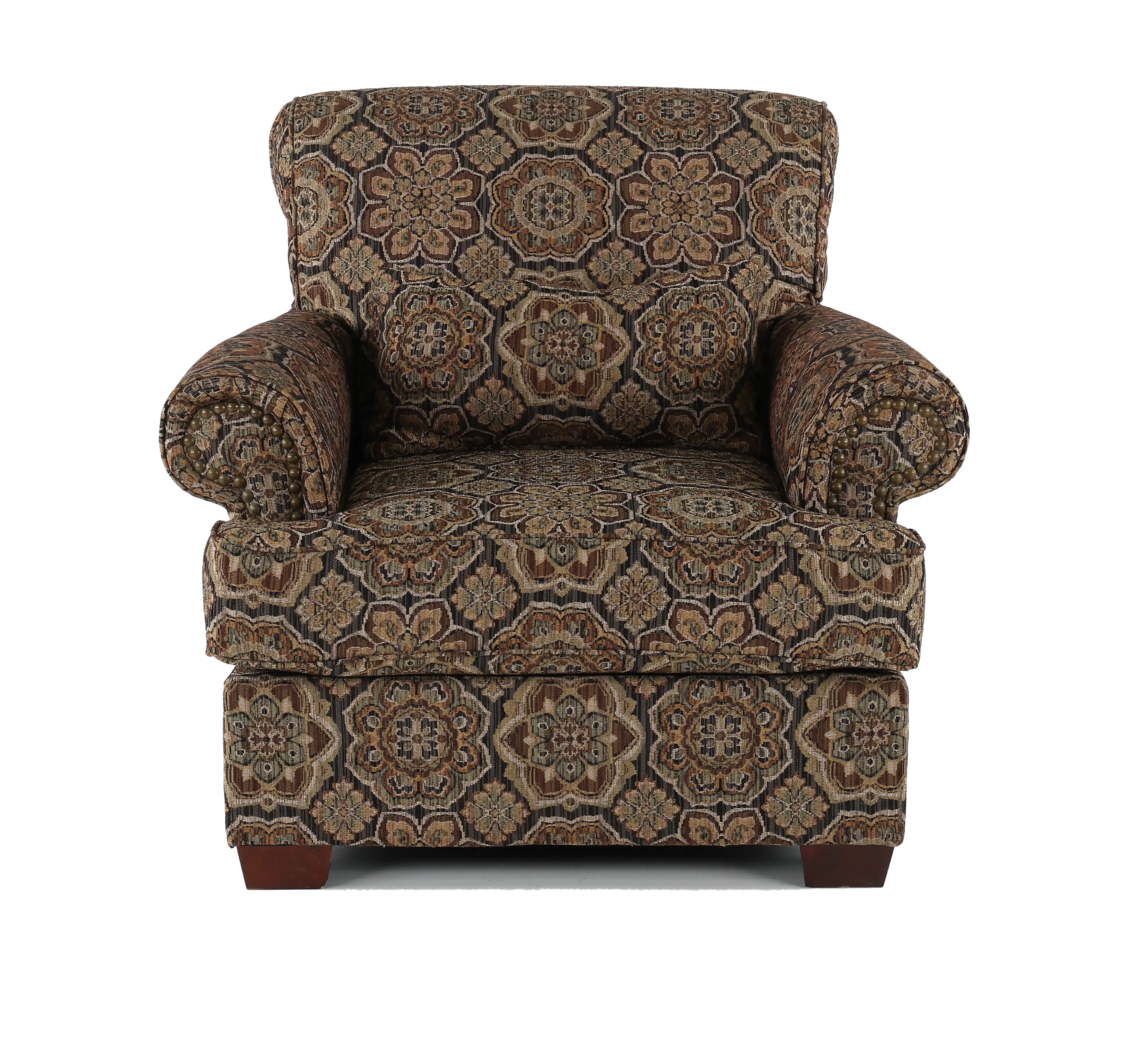 BRKCHA/KINBRO Southport Brown Accent Chair-1