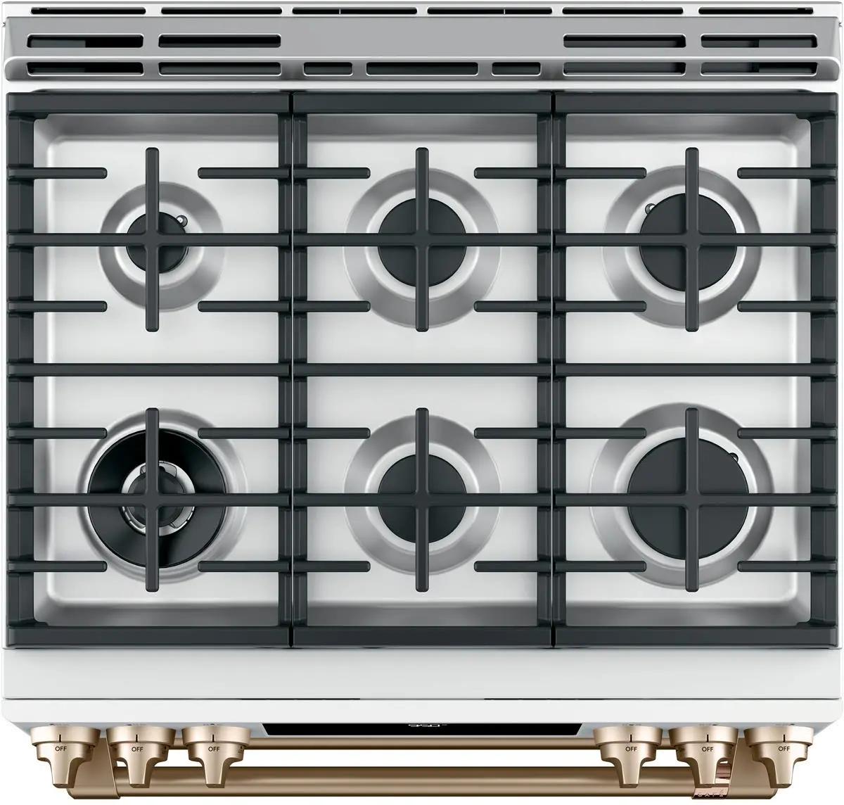 C2S950P4MW2 Cafe 7 cu ft Double Oven Dual Fuel Range - White-5