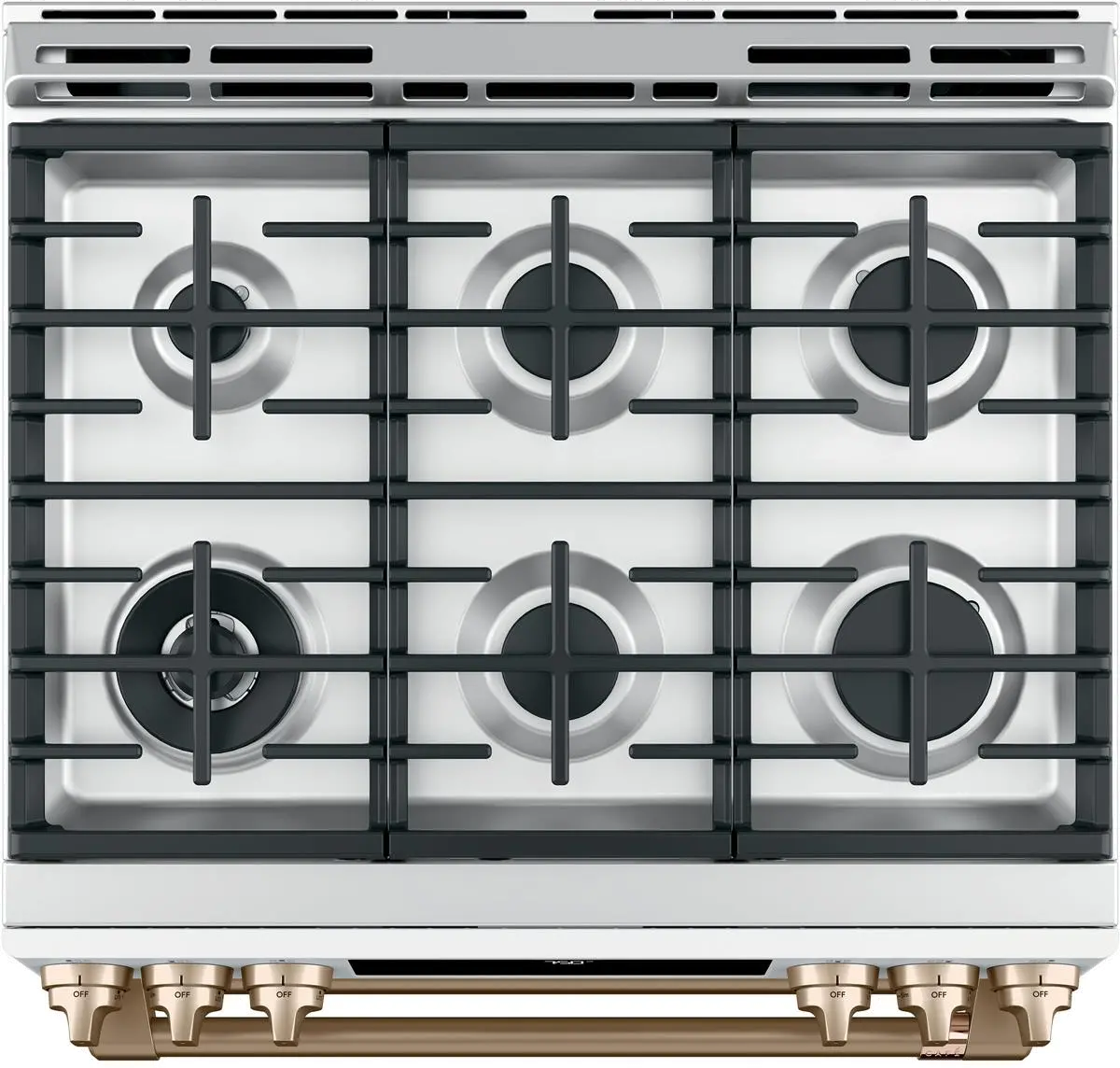 CGS750P4MW2 Cafe 7 cu ft Double Oven Gas Range - White-5