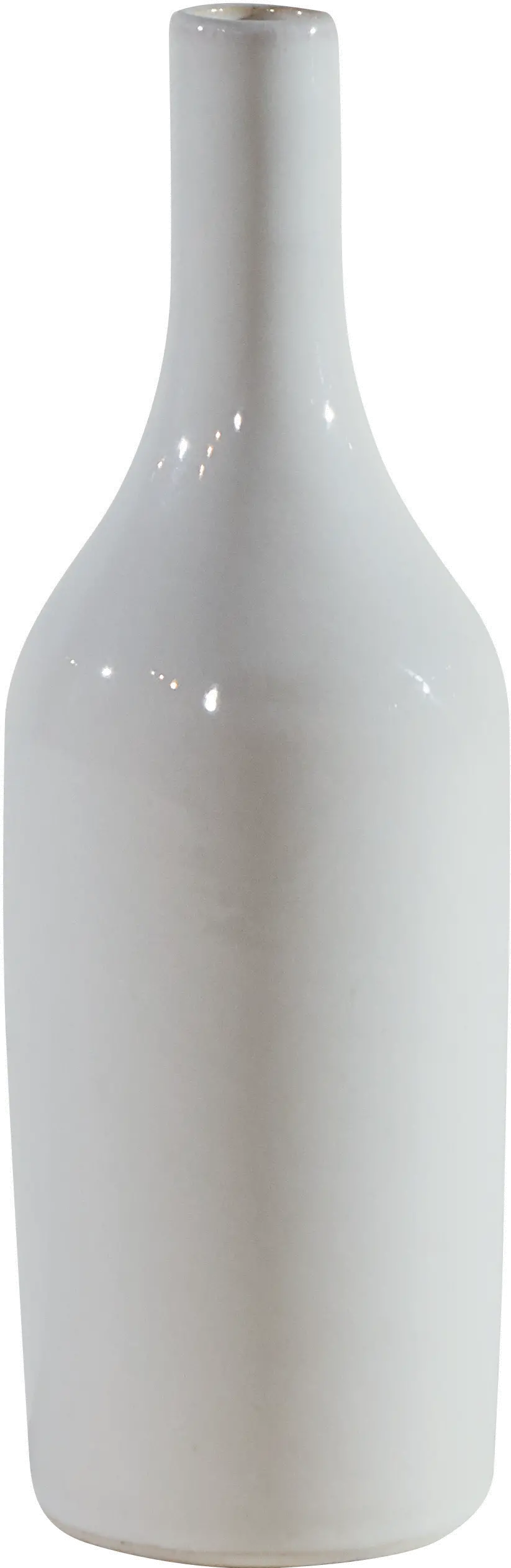 90995559B4 Magnolia Home Furniture 9 Inch Ivory Slim Ceramic Vase-1