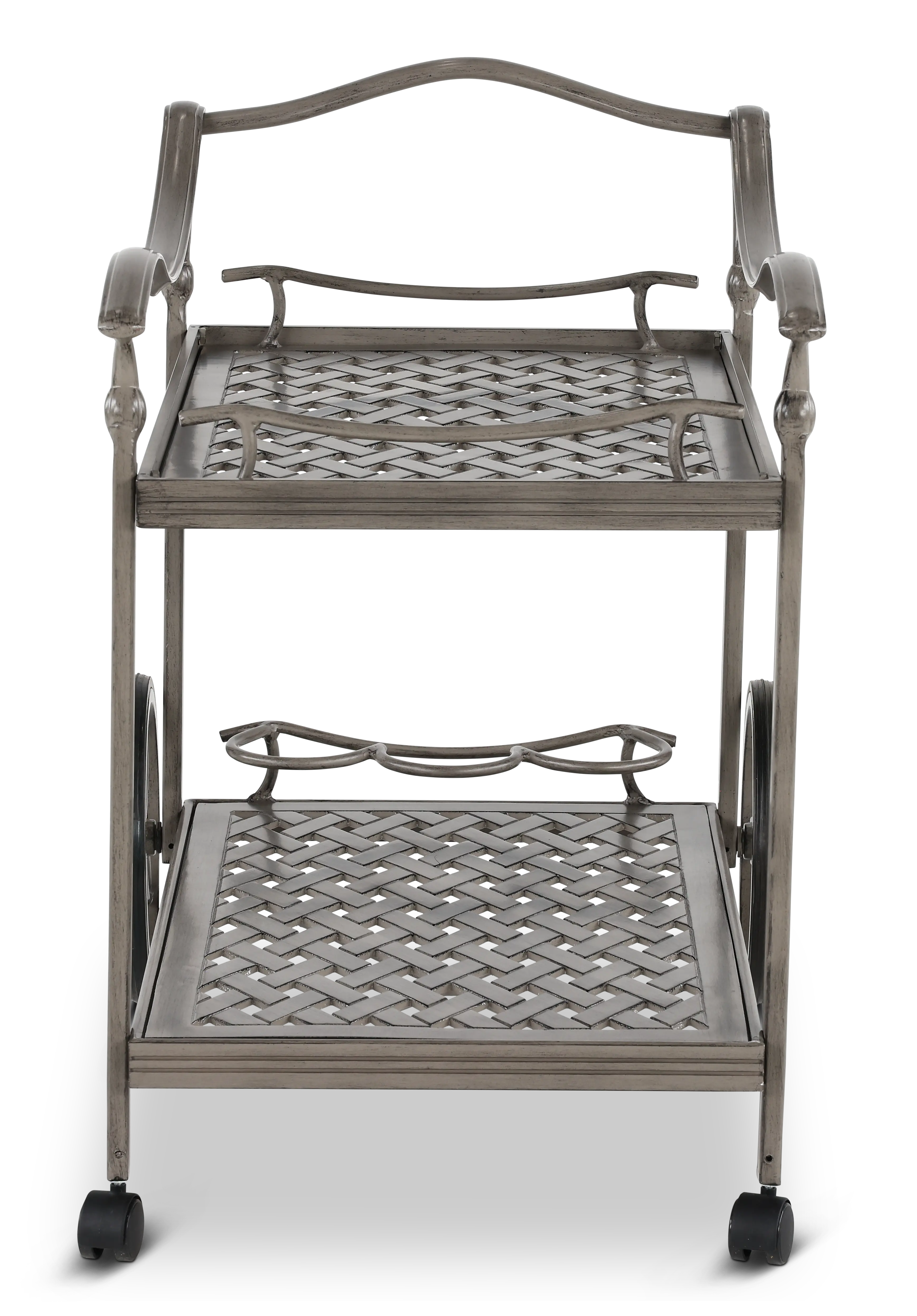 Macan Gray Patio Tea Cart-6