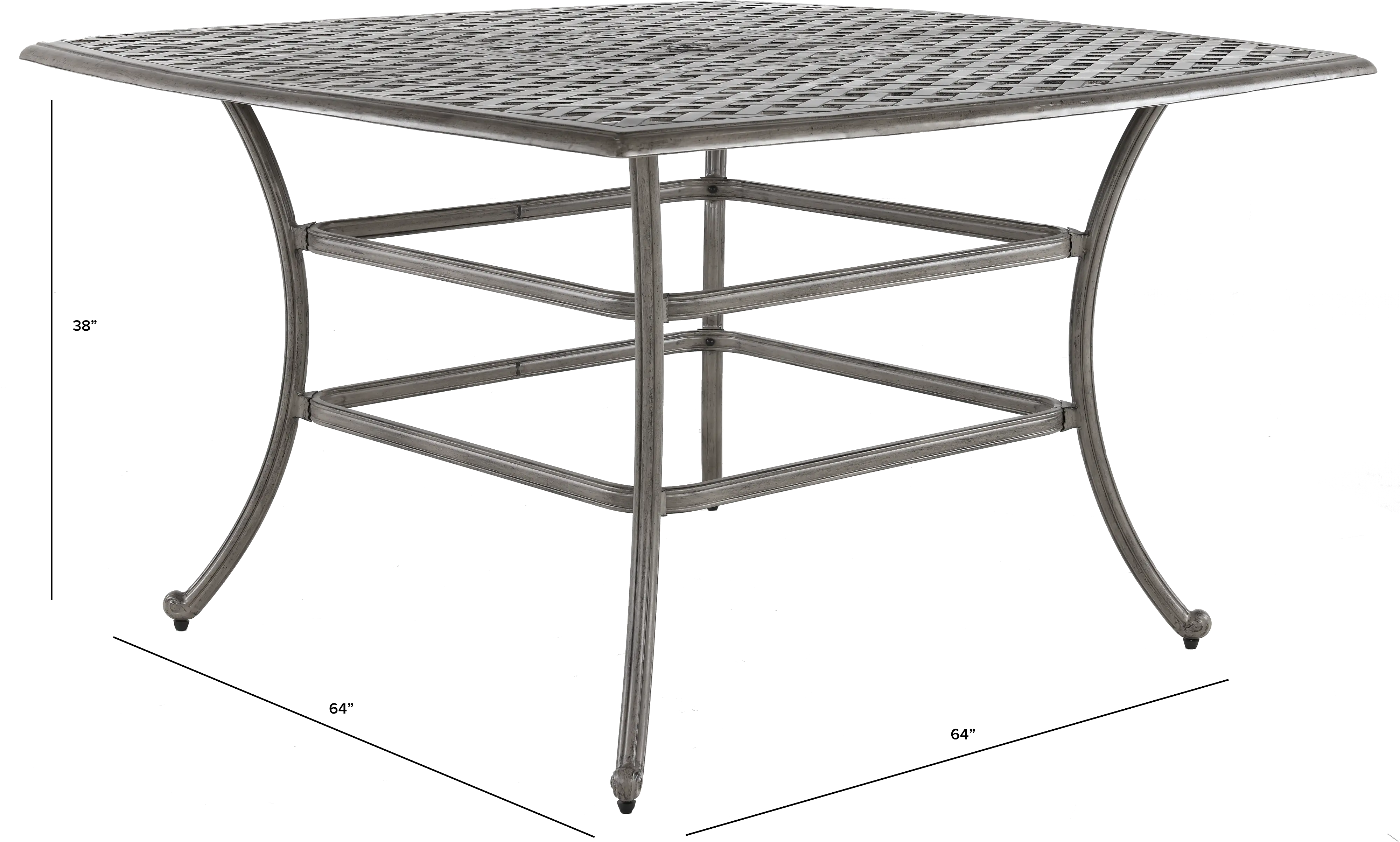 Macan Gray Counter Height Patio Table-2