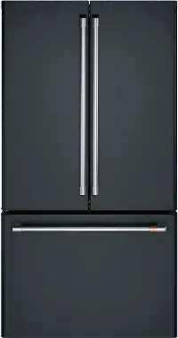 CWE23SP3MD1 Cafe 23.1 cu ft French Door Refrigerator - Counter Depth Matte Black