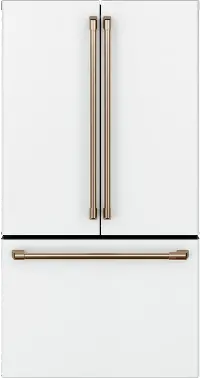 CWE23SP4MW2 Cafe 23.1 cu ft French Door Refrigerator - Counter Depth Matte White