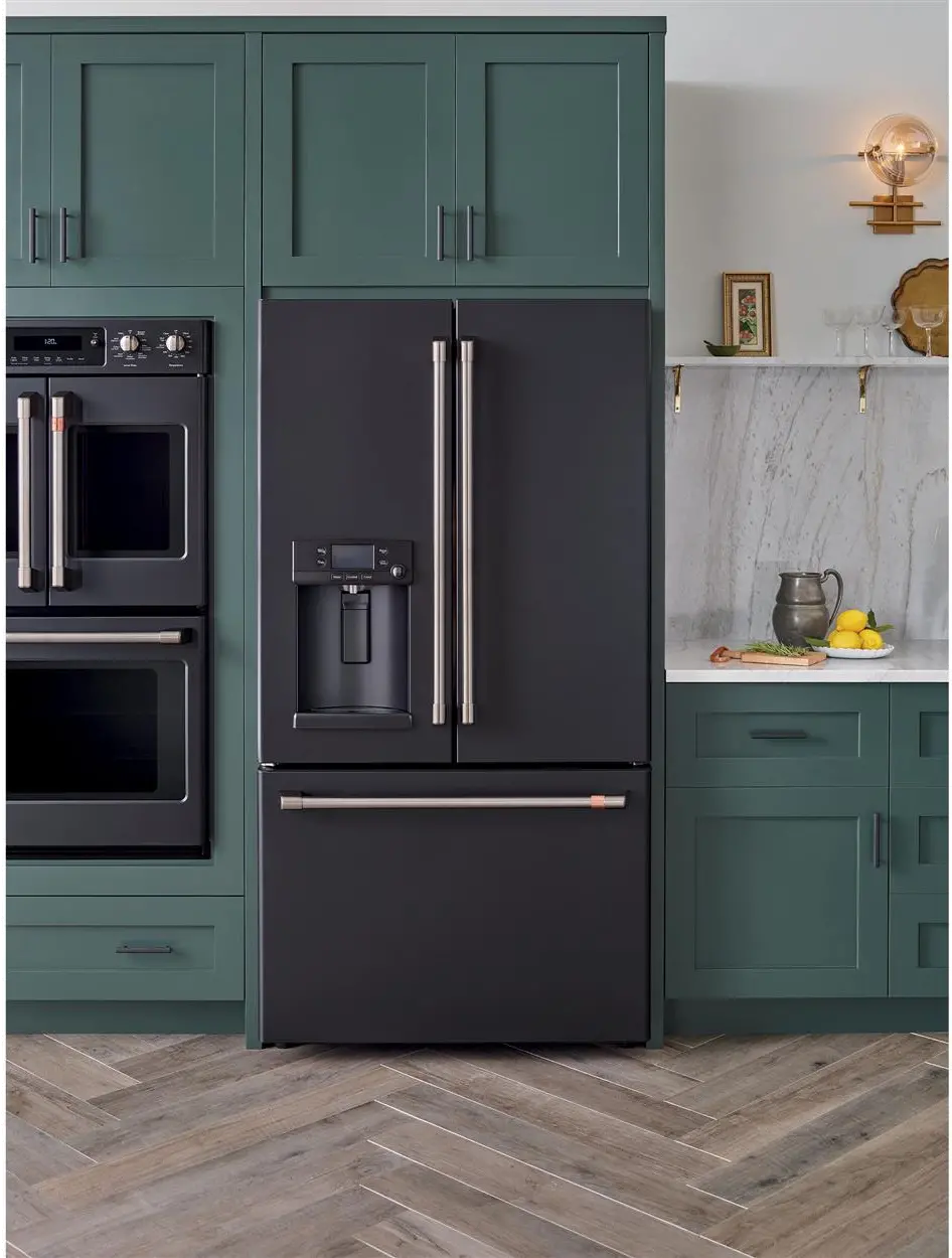 CYE22TP3MD1 Cafe 22.2 cu ft French Door Refrigerator - Counter Depth Matte Black-6