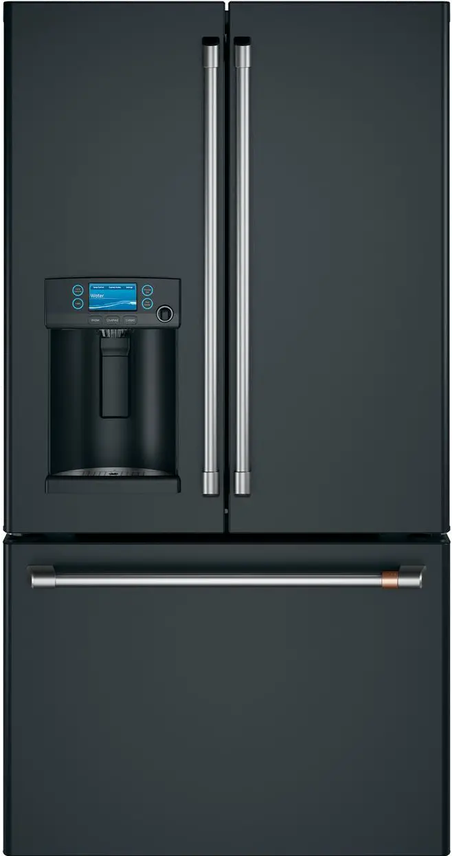 CFE28TP3MD1 Cafe 27.8 cu ft French Door Refrigerator - Matte Black-2