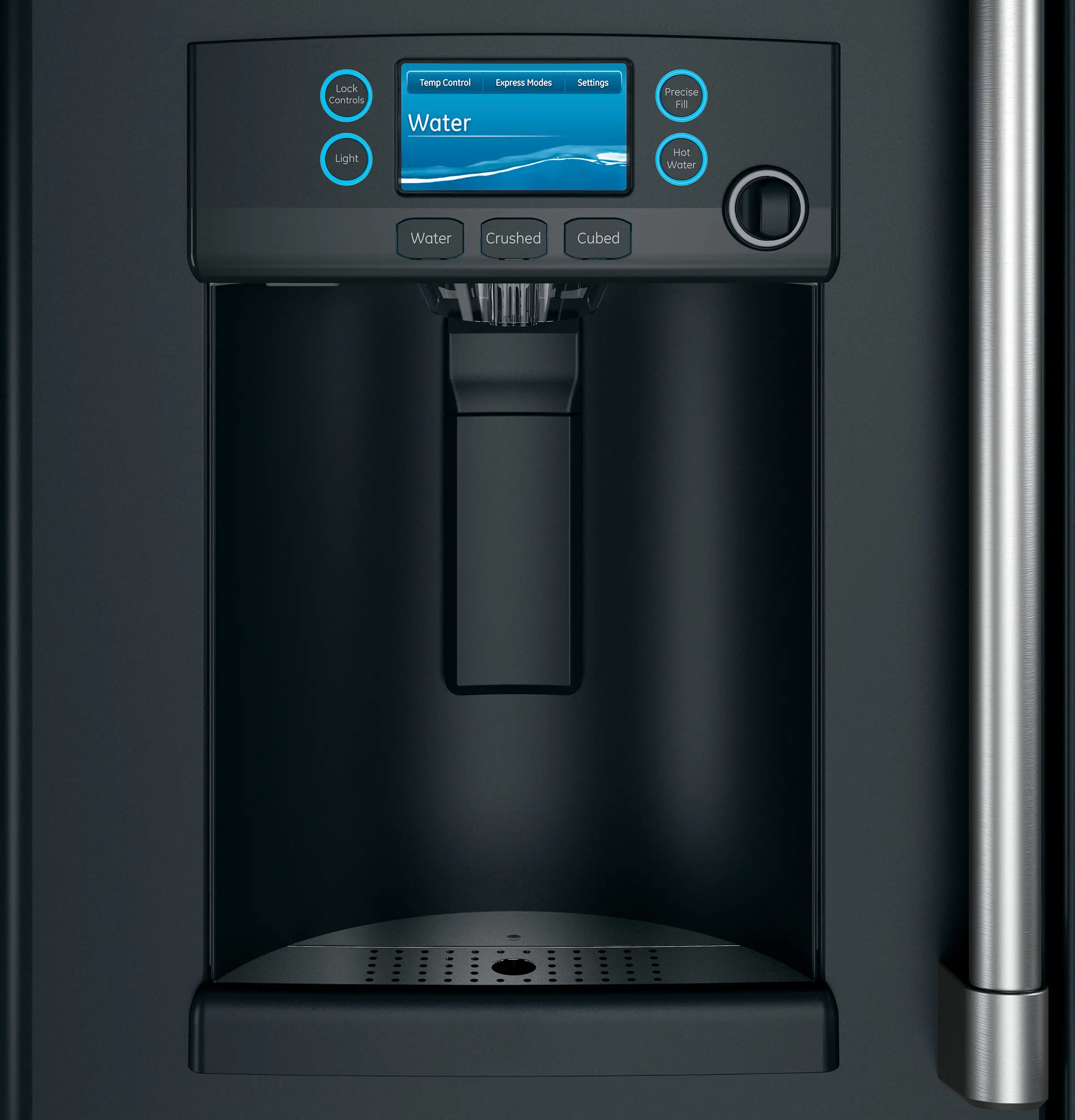 CFE28TP3MD1 Cafe 27.8 cu ft French Door Refrigerator - Matte Black-4