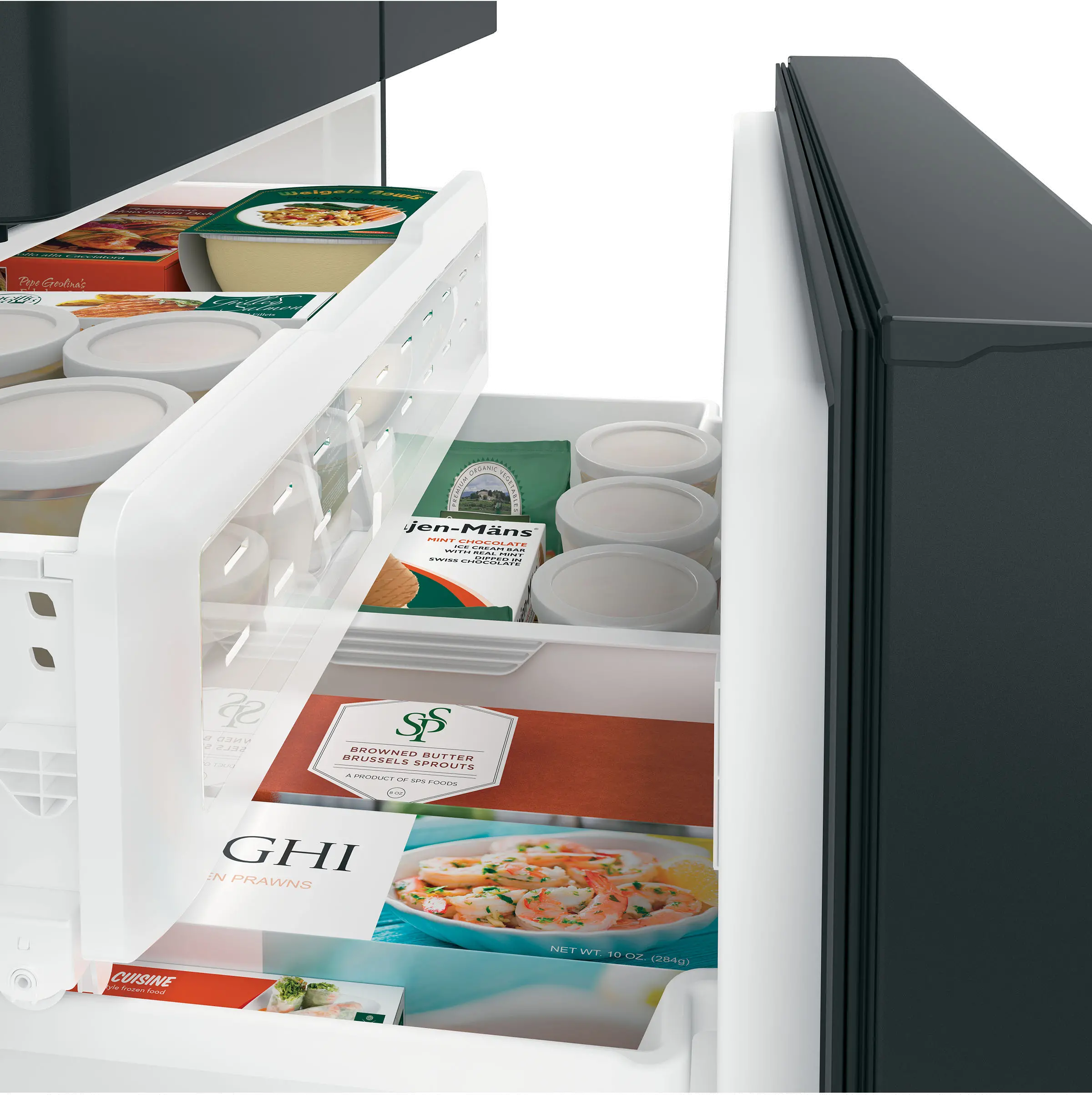 CFE28TP3MD1 Cafe 27.8 cu ft French Door Refrigerator - Matte Black-6