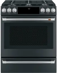 CGS700P3MD1 Cafe 5.6 cu ft Gas Range - Black Matte