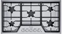 SGS365TS Thermador Masterpiece 36 Inch Gas Cooktop with Continuous Grates - Stainless Steel
