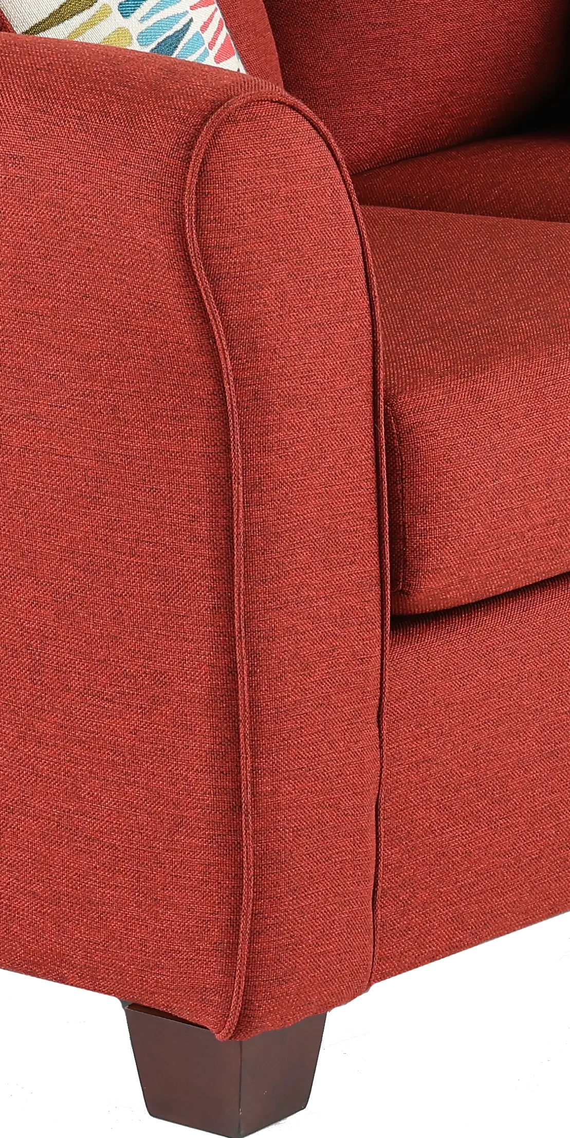 WALLOV Wall St. Red Loveseat-6