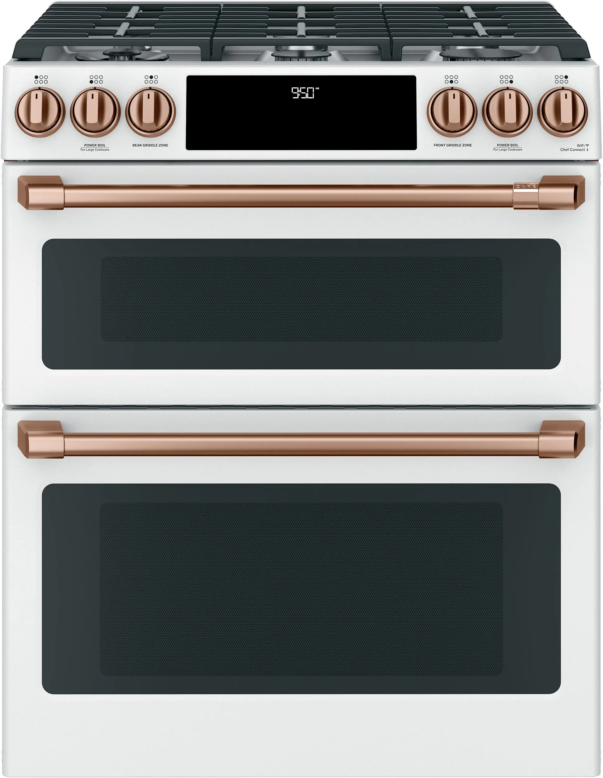CXFCGHKPMCU Cafe Handle and Knob Set - Brushed Copper-1