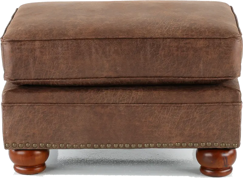Tahoe Brown Ottoman