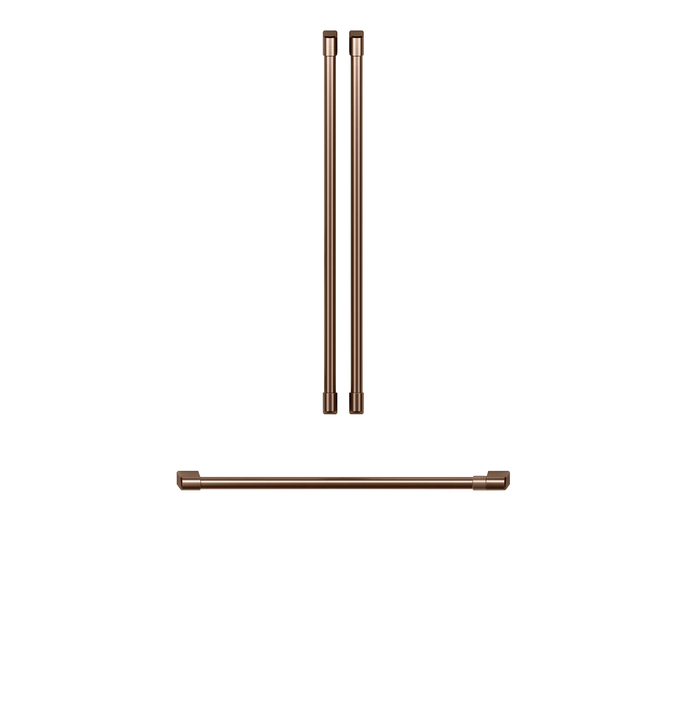 CXLB3H3PMCU Café French Door Refrigerator Handle Kit in Brushed Copper-1