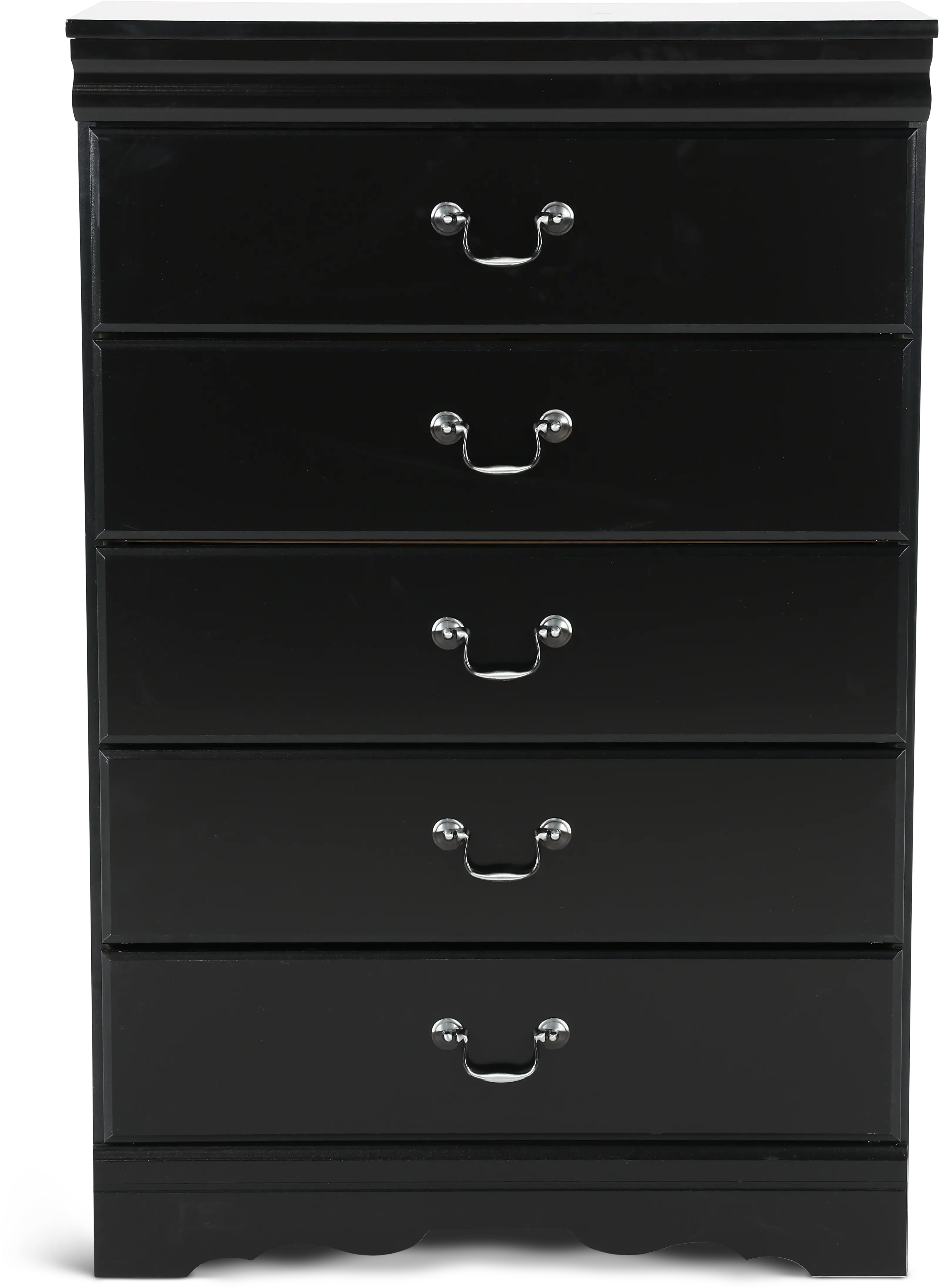Huey Vineyard Black Chest of Drawers-1