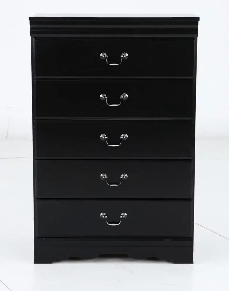 Huey Vineyard Black Chest of Drawers-5