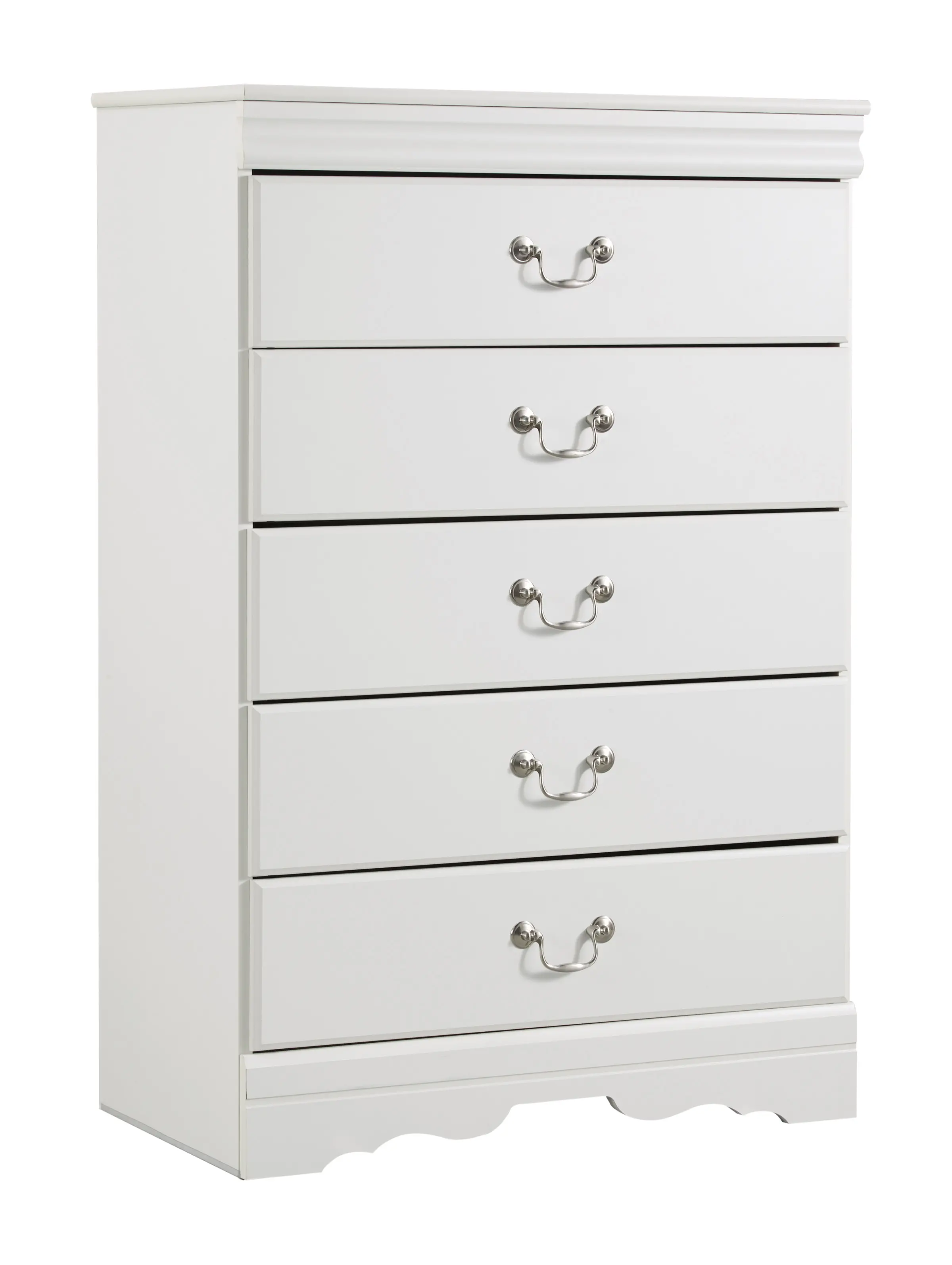 Anarasia White Chest of Drawers-1