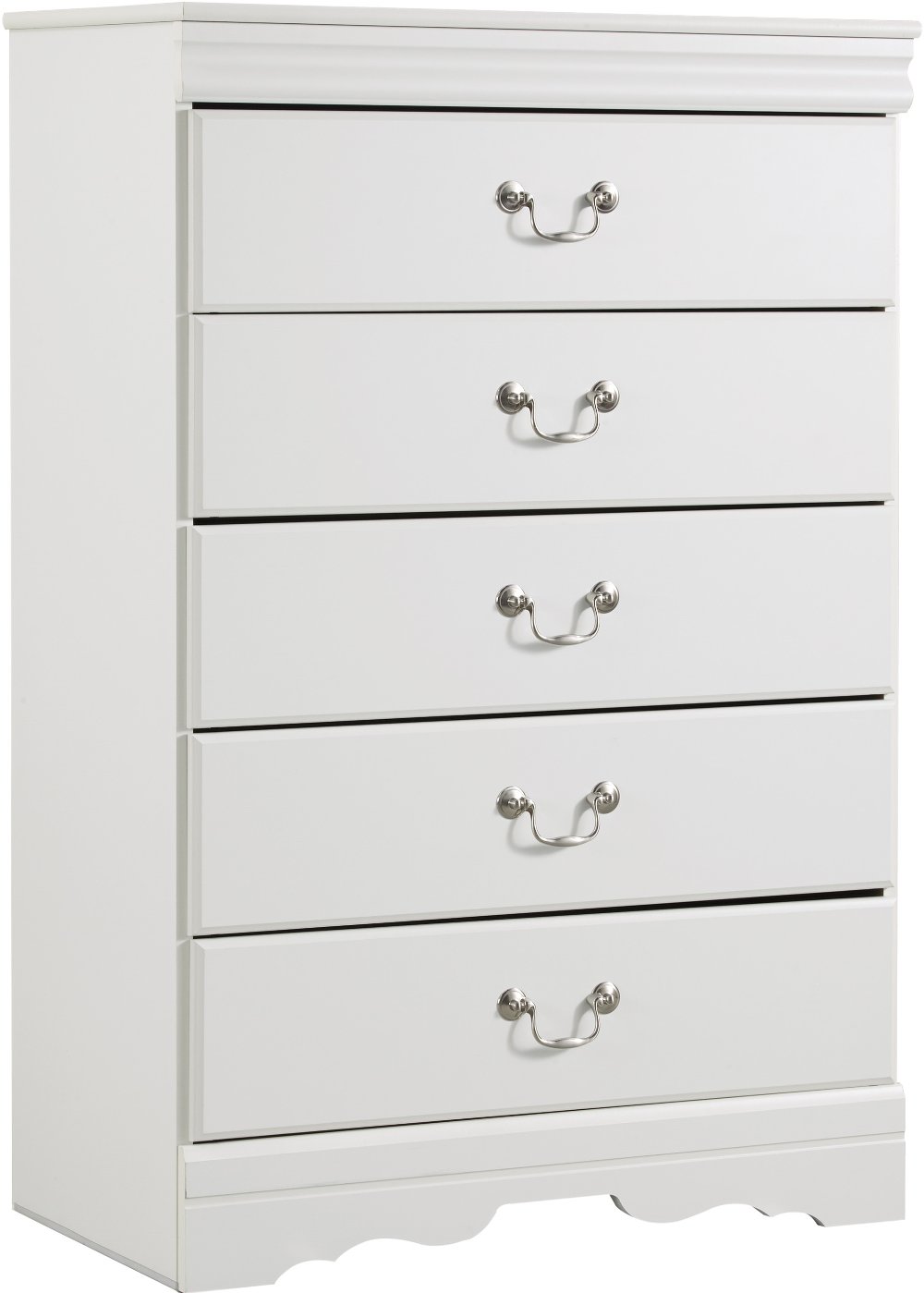 Anarasia White Chest of Drawers