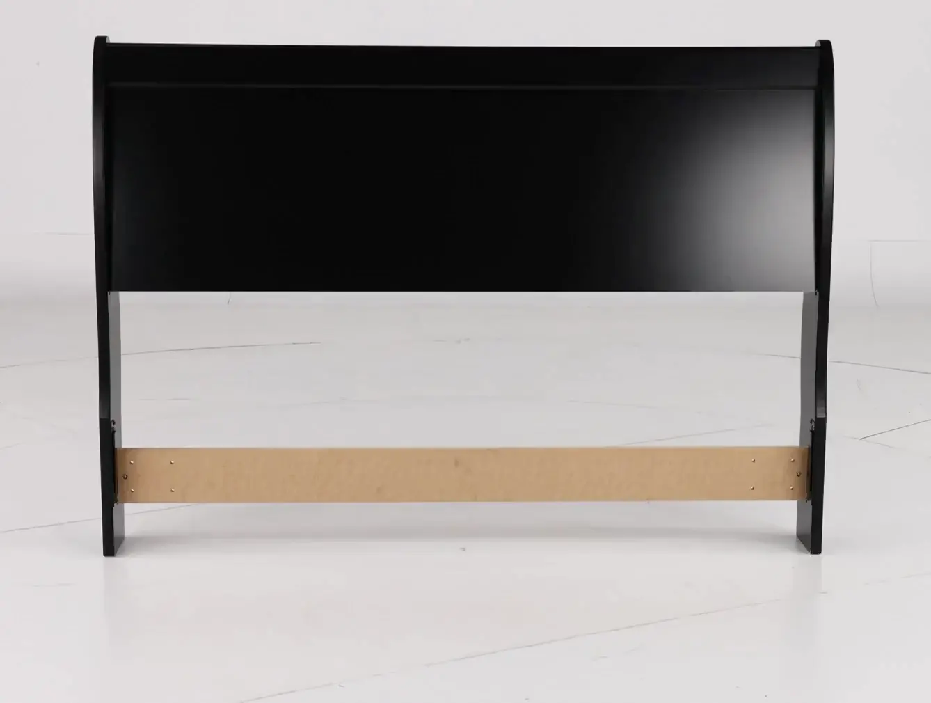 Huey Vineyard  Black Queen Sleigh Headboard-8
