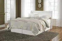 Anarasia White Full Sleigh Headboard