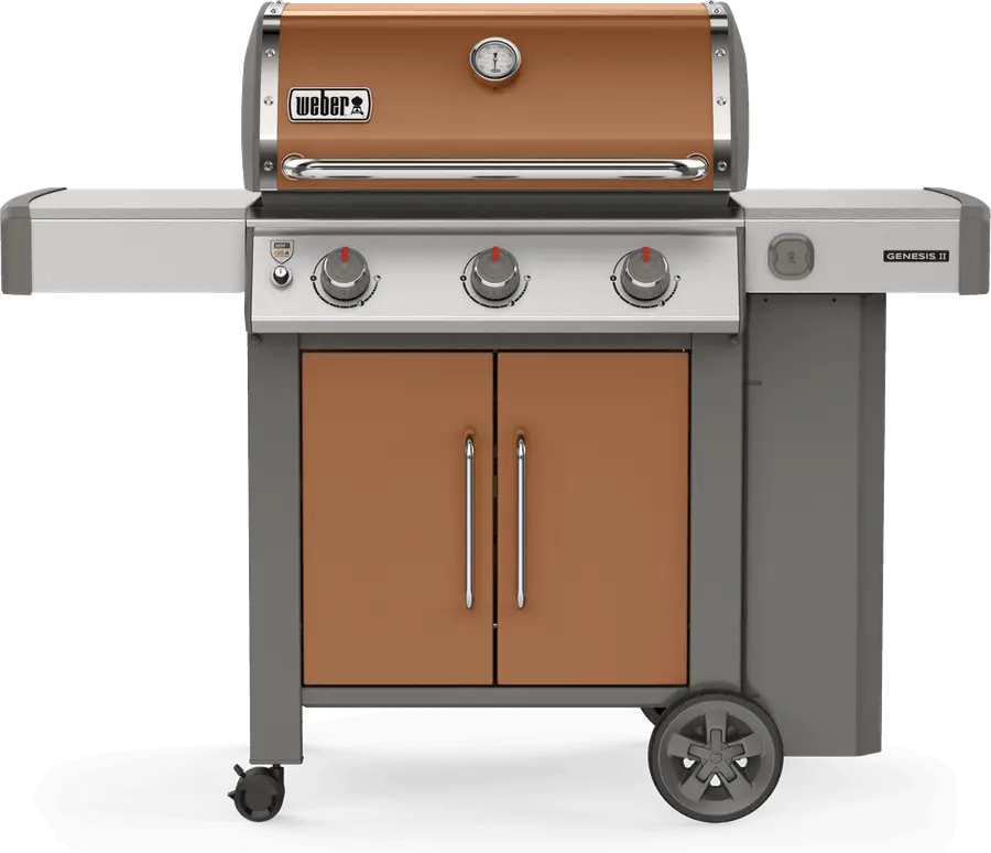 61025001,G2,E315,COP Weber Genesis II E-315 Liquid Propane Grill Copper-1