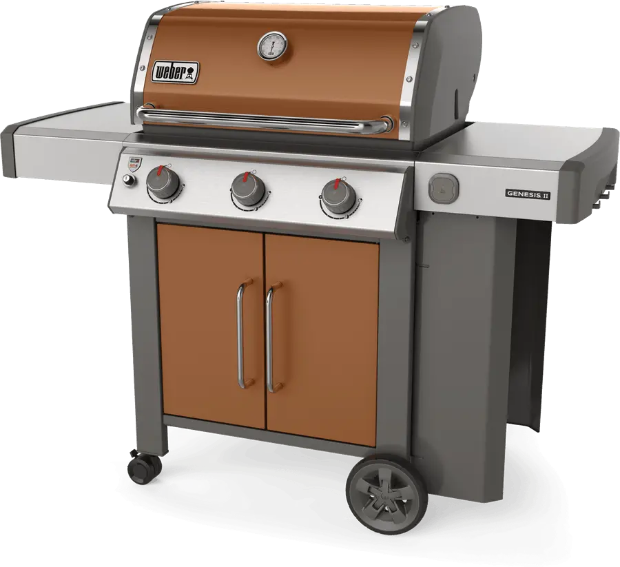 61025001,G2,E315,COP Weber Genesis II E-315 Liquid Propane Grill Copper-3