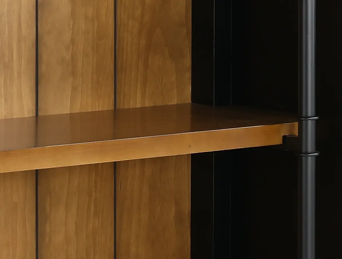 Toulouse Black and Brown Bookcase-7