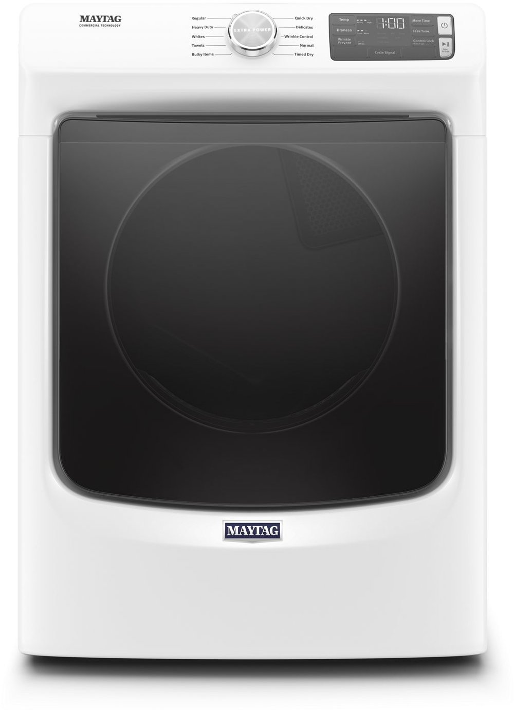 Maytag Gas Dryer with Quick Dry and Extra Power - White