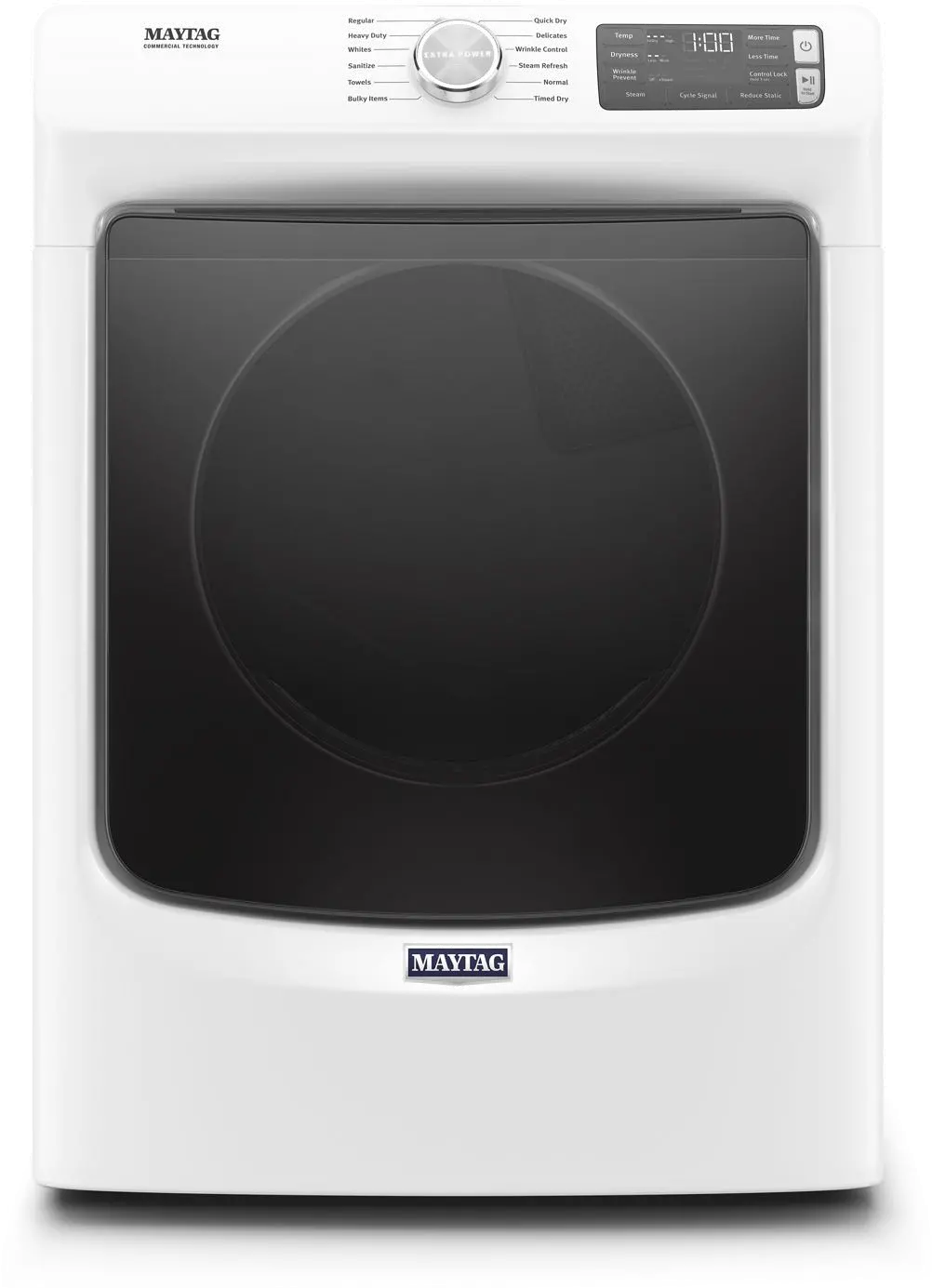 MGD6630HW Maytag Gas Dryer with Extra Power and Quick Dry Cycle  - 7.3 cu. ft. White-1