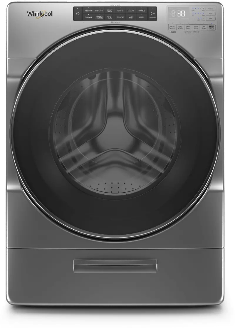 Whirlpool Front Load Washer Closet-Depth - 4.5 cu. ft.  Chrome Shadow
