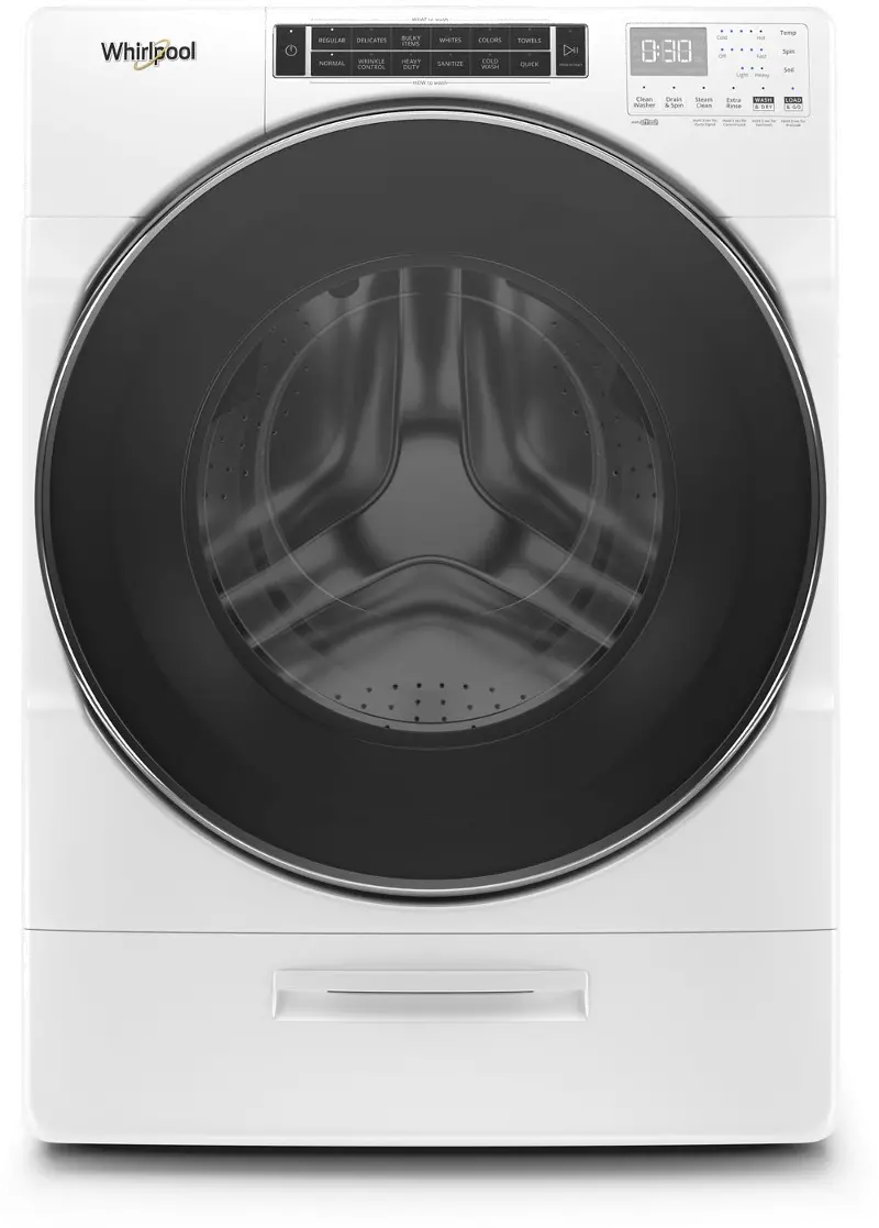 Whirlpool Front Load Washer with Load & Go XL Dispenser -  5.0 cu. ft. White