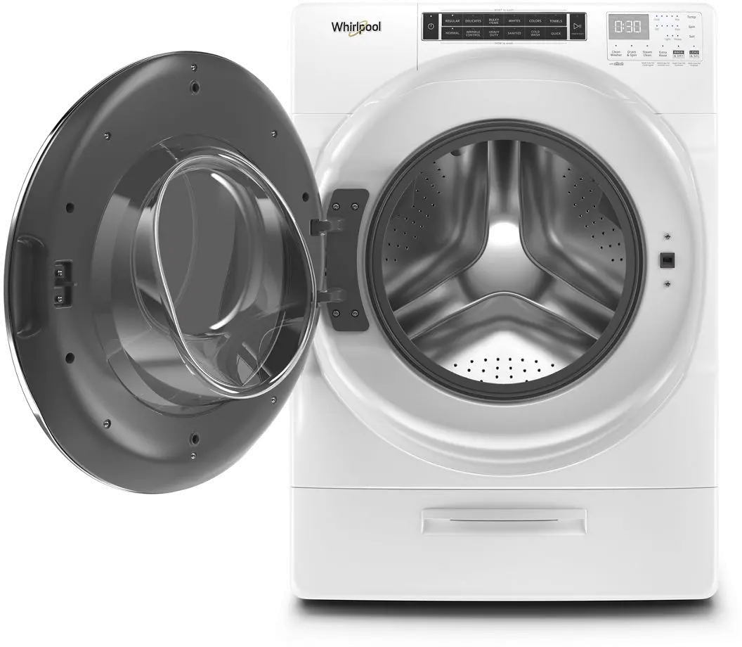 WFW8620HW Whirlpool Front Load Washer with Load & Go XL Dispenser -  5.0 cu. ft. White-2