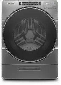 WFW862CHC Whirlpool Closet-Depth Front Load Washer with XL Dispenser - 4.3 cu. ft. Chrome