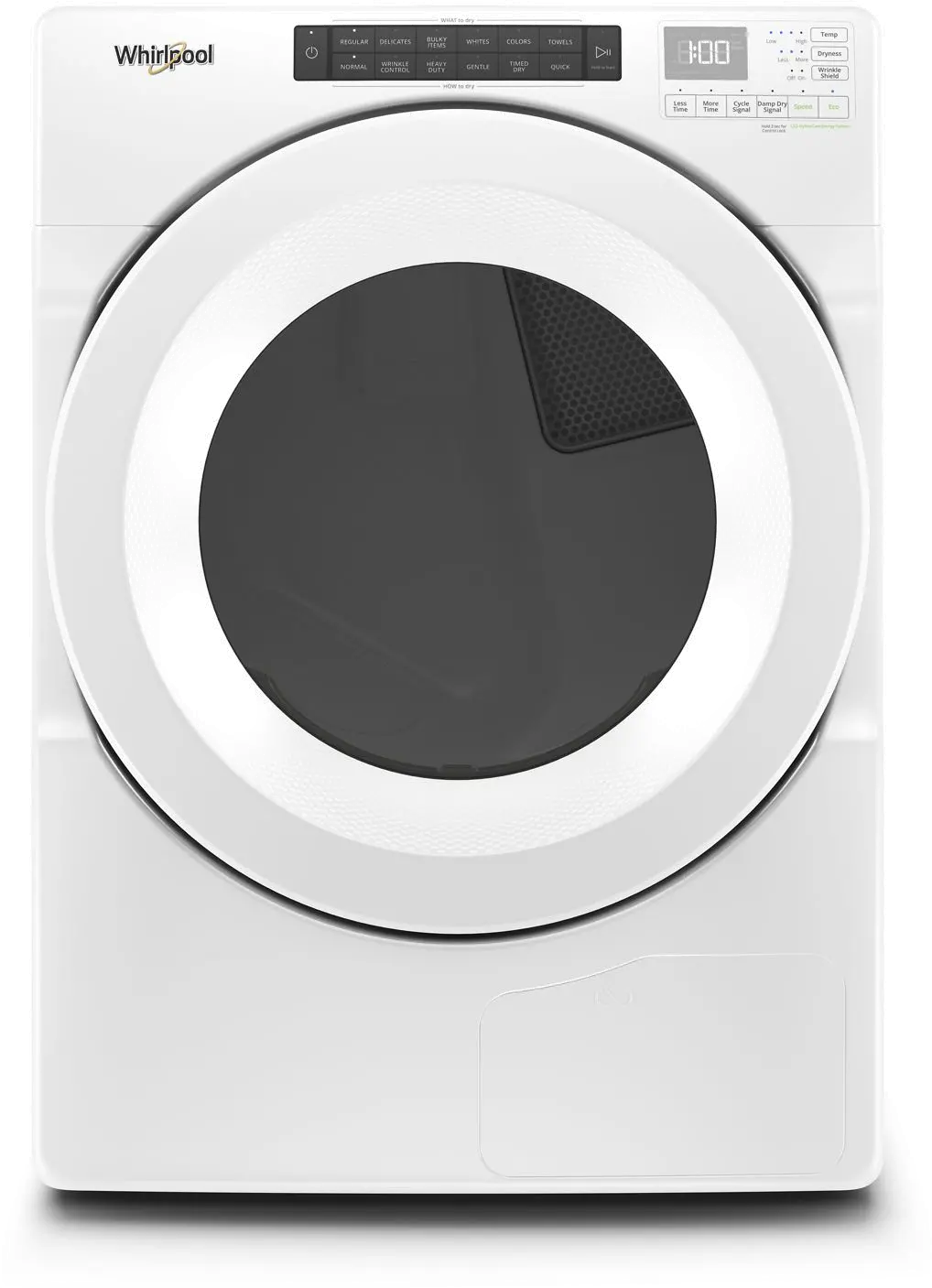 WHD560CHW Whirlpool Electric Vented Dryer with Advanced Moisture Sensing - 7.4 cu. ft  White-1