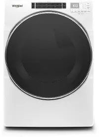 WED8620HW Whirlpool Electric Dryer with Steam Refresh - 7.4 cu. ft. White