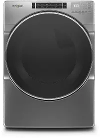 WED8620HC Whirlpool Electric Dryer with Steam Cycles - 7.4 cu. ft.  Chrome