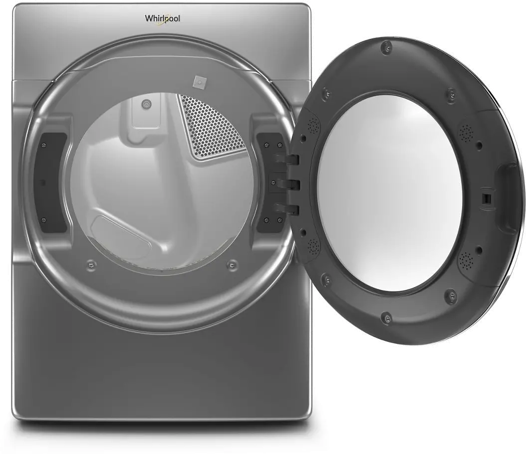 WED9620HC Whirlpool 7.4 cu. ft. Smart Front Load Electric Dryer - Chrome-1