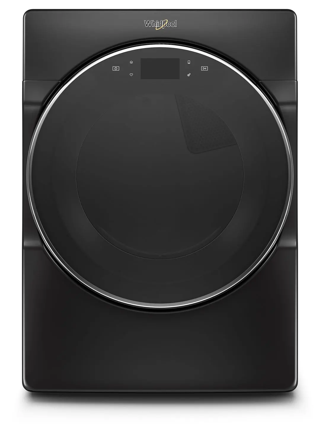 WED9620HBK Whirlpool 7.4 cu. ft. Smart Front Load Electric Dryer - Black-1