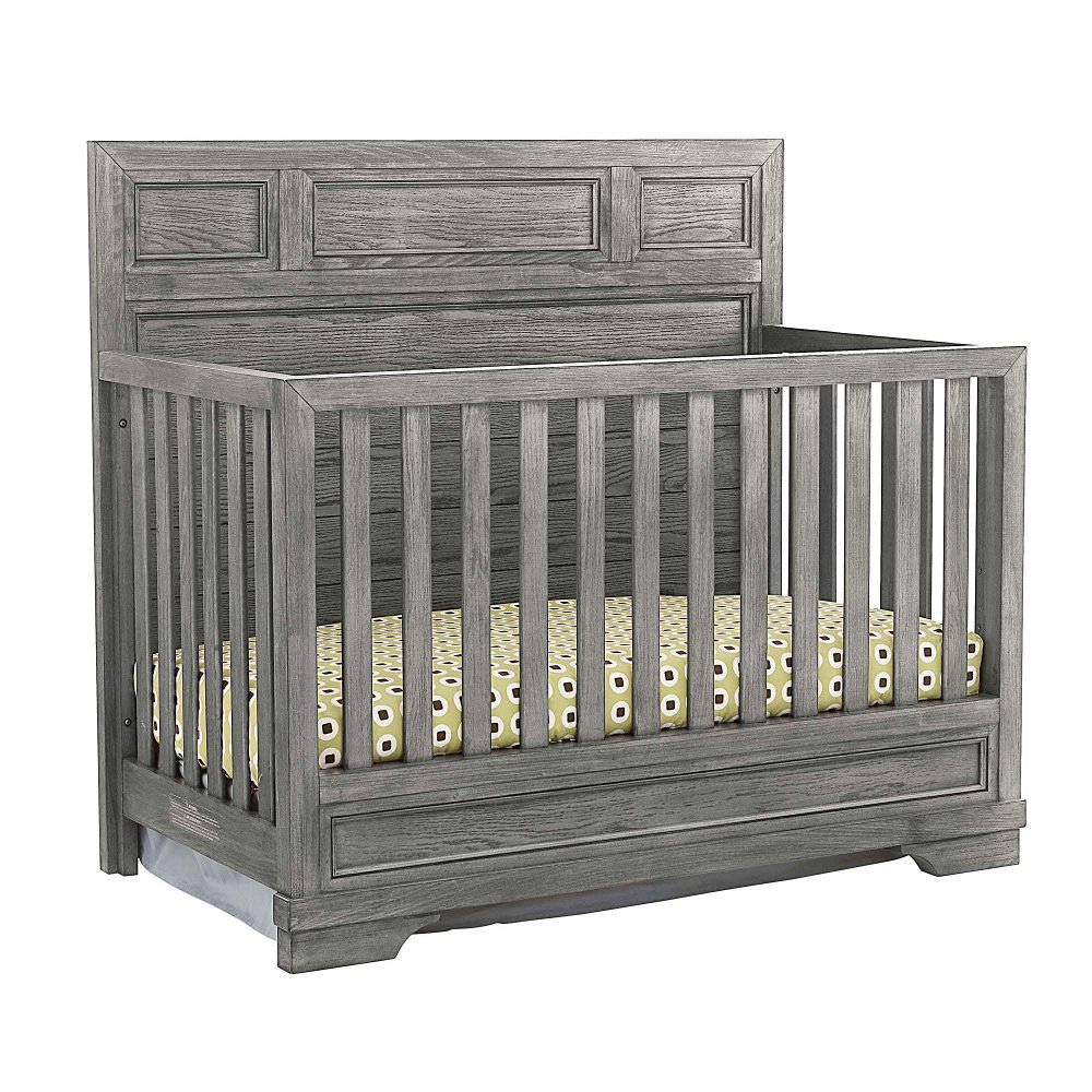 Foundry Pewter Gray 4-in-1 Convertible Crib