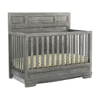 Foundry Pewter Gray 4-in-1 Convertible Crib