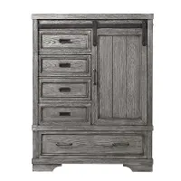 Foundry Pewter Gray Chifforobe