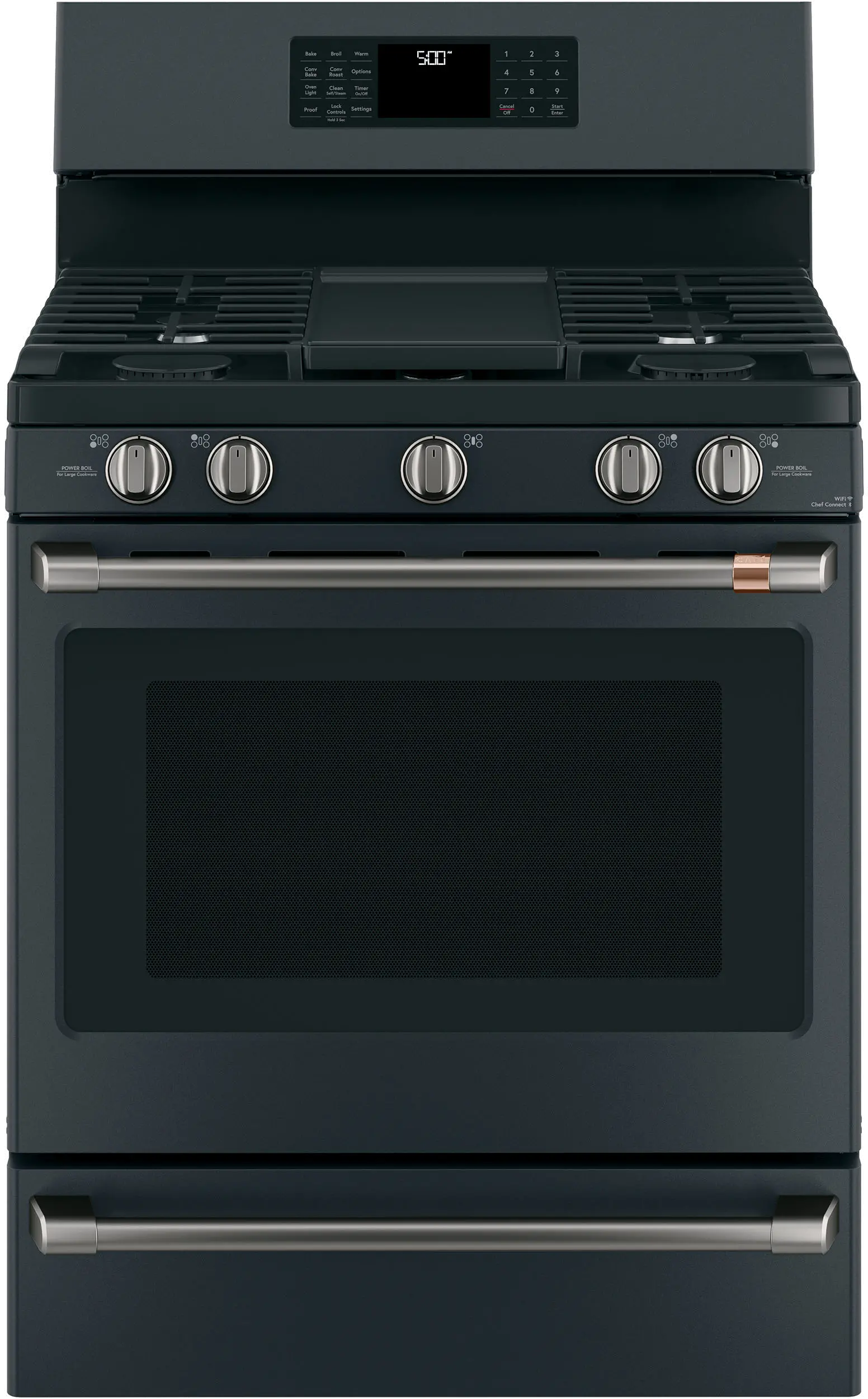 CXFSGHKPMBT Café Gas Range 2 Handle and 6 Knob Kit in Brushed Black-2