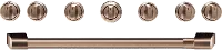 CXPR6HKPMCU Café Gas Range Handle and Knob Kit in Brushed Copper