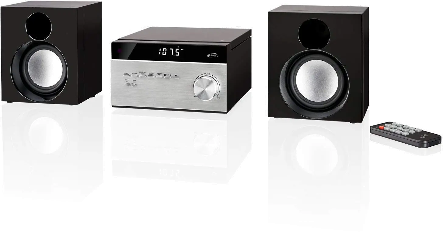 iLive Wireless Home Stereo Music System with CD Player and AM/FM Radio-2
