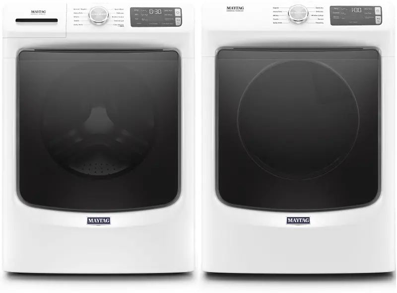 Maytag Washer and Gas Dryer Laundry Pair - White